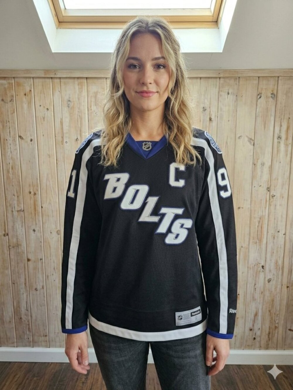 Steven Stamkos Tampa Bay Lightning Black Alternate Reebok Jersey Womens Large L